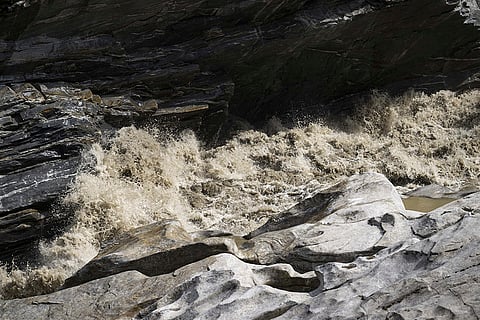 View of the Maggia river